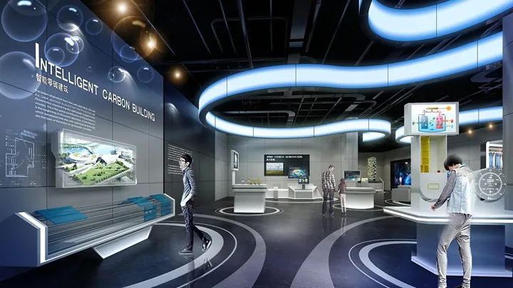 展廳設(shè)計(jì) ，展廳 ，鑫時(shí)空